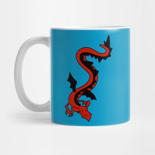 Long Red Dragon Mug